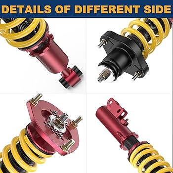 Amazon.com: KUIPERAUTO Lowering Coilovers Struts Compatible